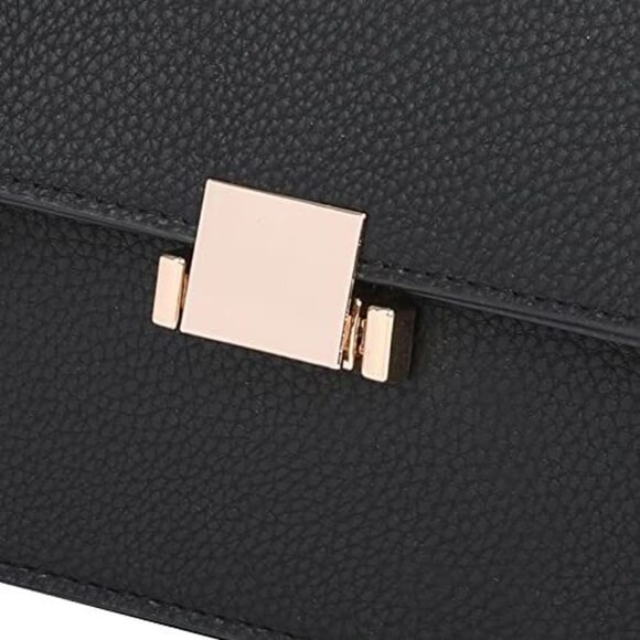 Stylish Square Strap Bags For Chain Strap Crossbody Satchel Medium Textured - Picture 8 of 9